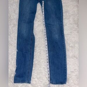 Old navy size 4 tall high rise straight, medium wash